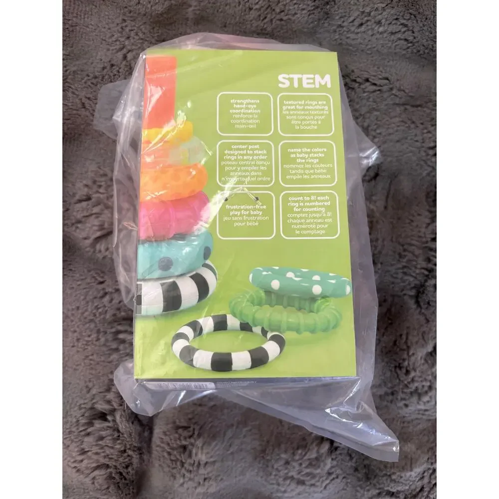 Sassy Stacks of Circles Ring Stacker Toy 6m+ New in Package